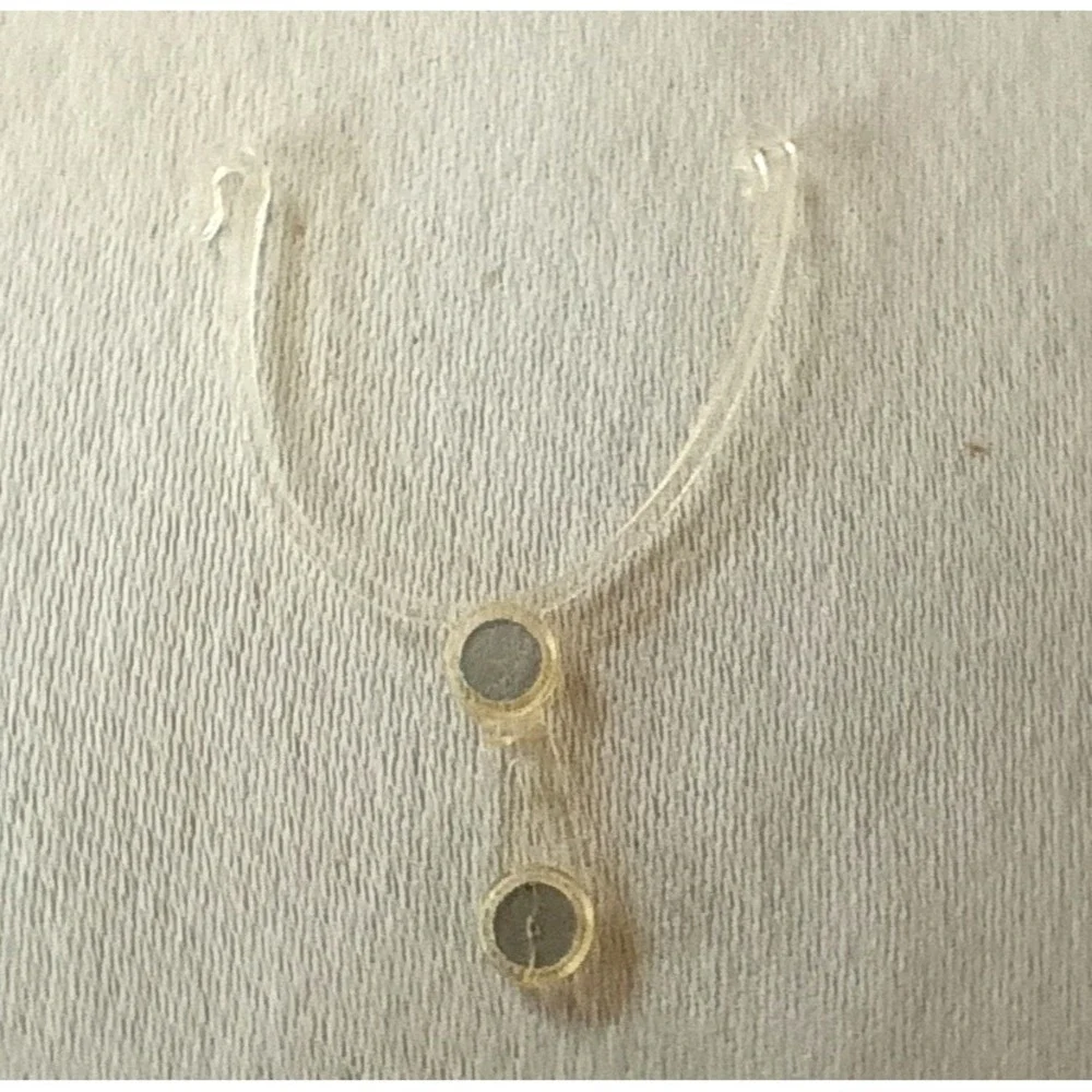 Vintage Barbie Superstar Clear Blue Rhinestone Necklace Jewelry Replacement Matt